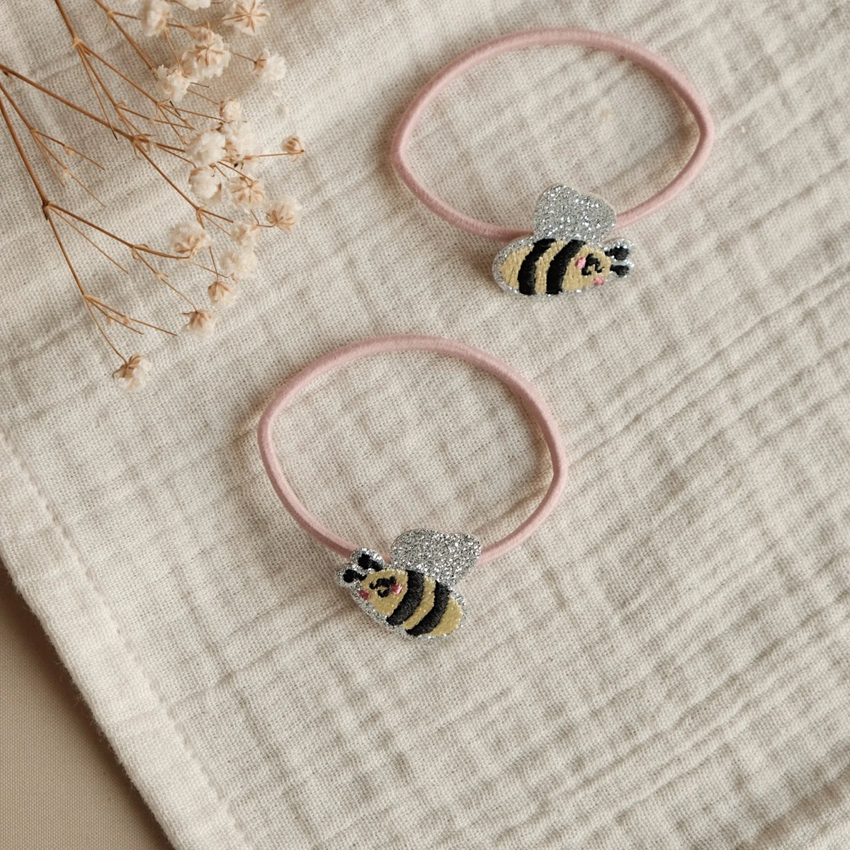 Cosy Roots Haargummis "Bumblebees" 2-er Set