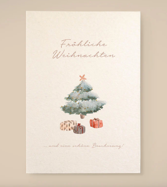 Leevje Karte Weihnachtsbaum „Fröhliche Weihnachten“