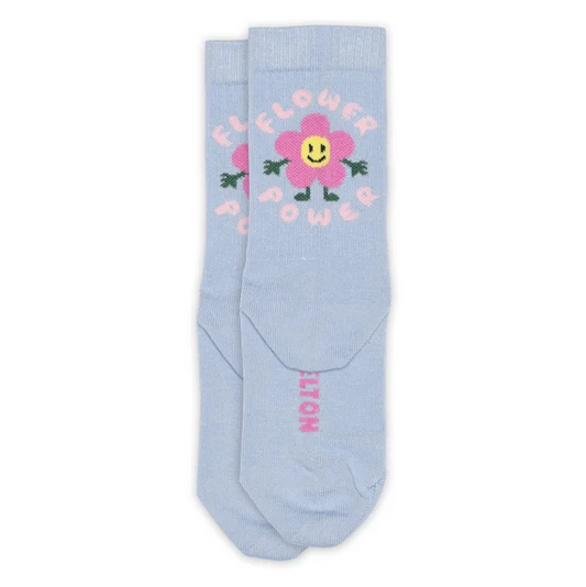 Melton Socken "Flower Power"