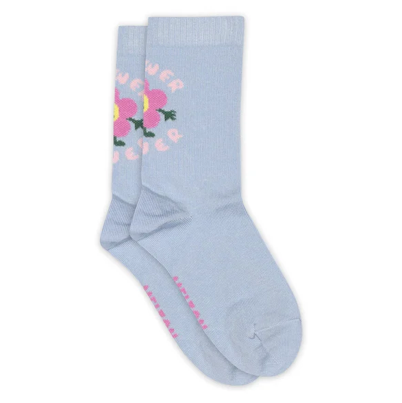 Melton Socken "Flower Power"