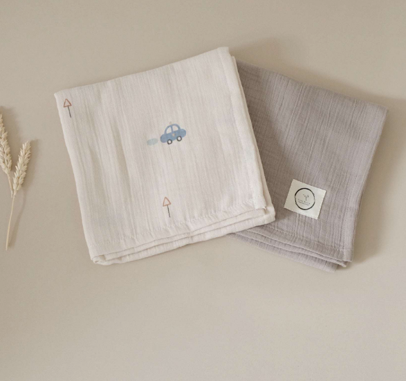 Cosy Roots Musselintuch 2-er Set