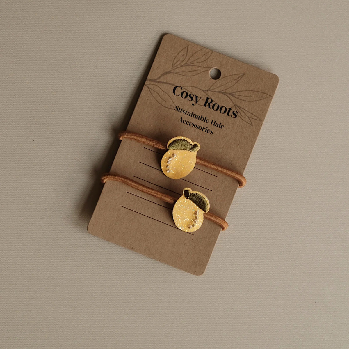 Cosy Roots Haargummis "Pure Lemon" 2-er Set