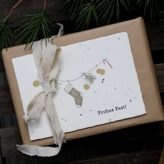 Heylittlegreen Postkarte "Frohes Fest"