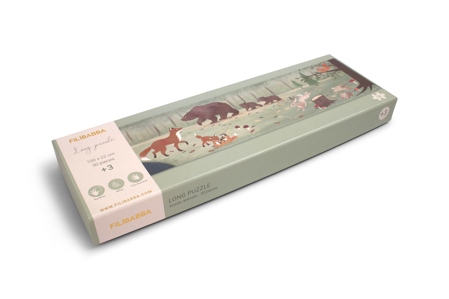 Filibabba Puzzle Nordische Tierwelt