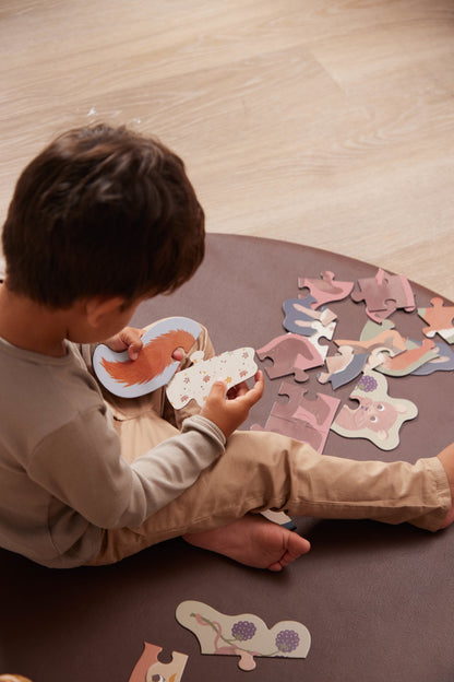 Filibabba Puzzle Set Nordische Tierwelt