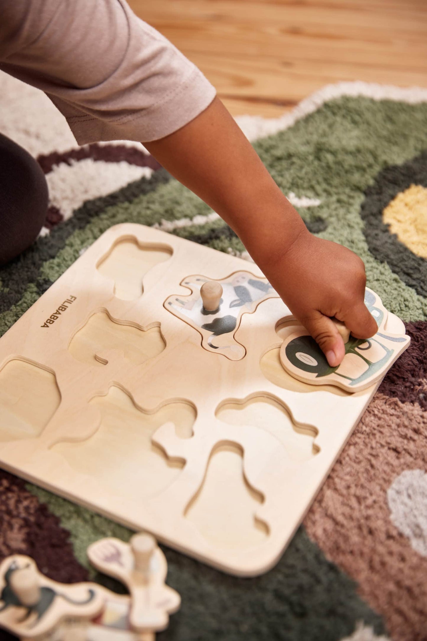 Filibabba Holzpuzzle Bauernhof
