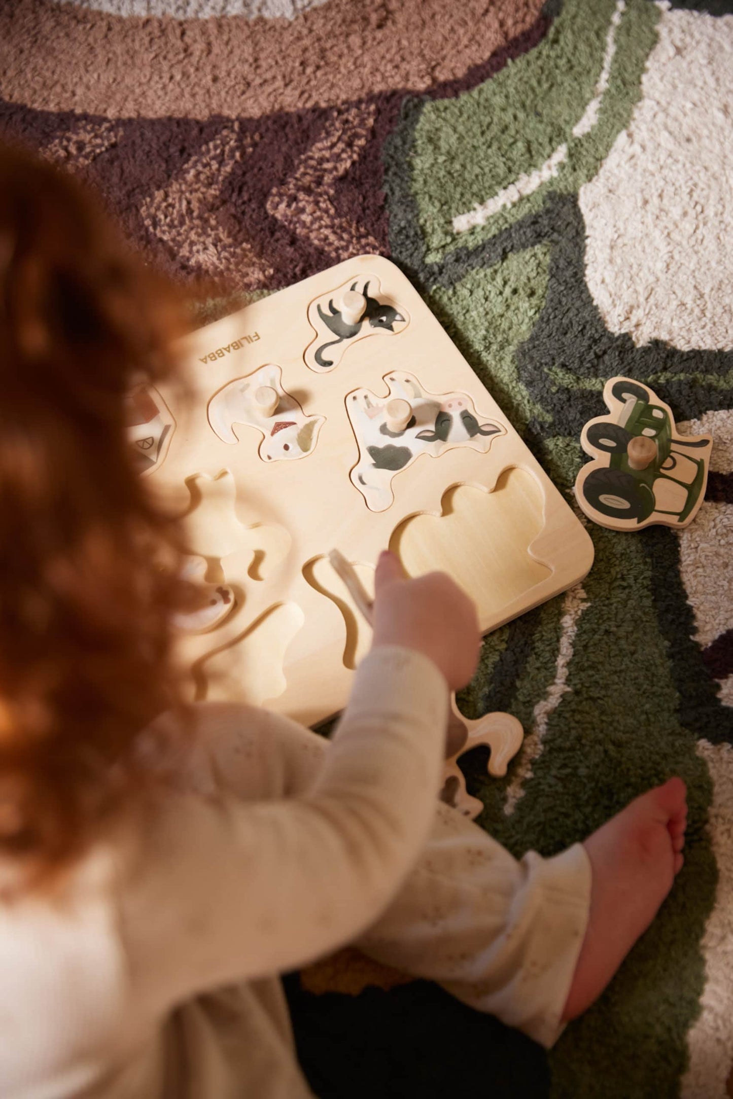 Filibabba Holzpuzzle Bauernhof