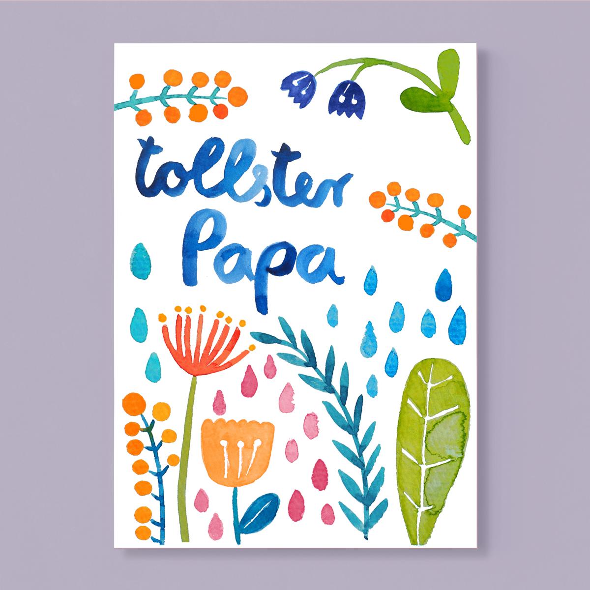 Frau Ottilie Postkarte- "Tollster Papa"