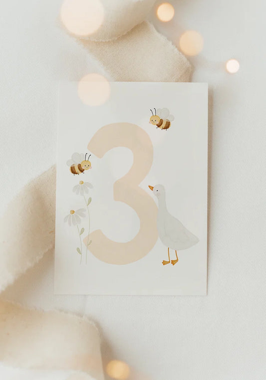 Hej Hanni Postkarte "Geburtstag Gans- 3"