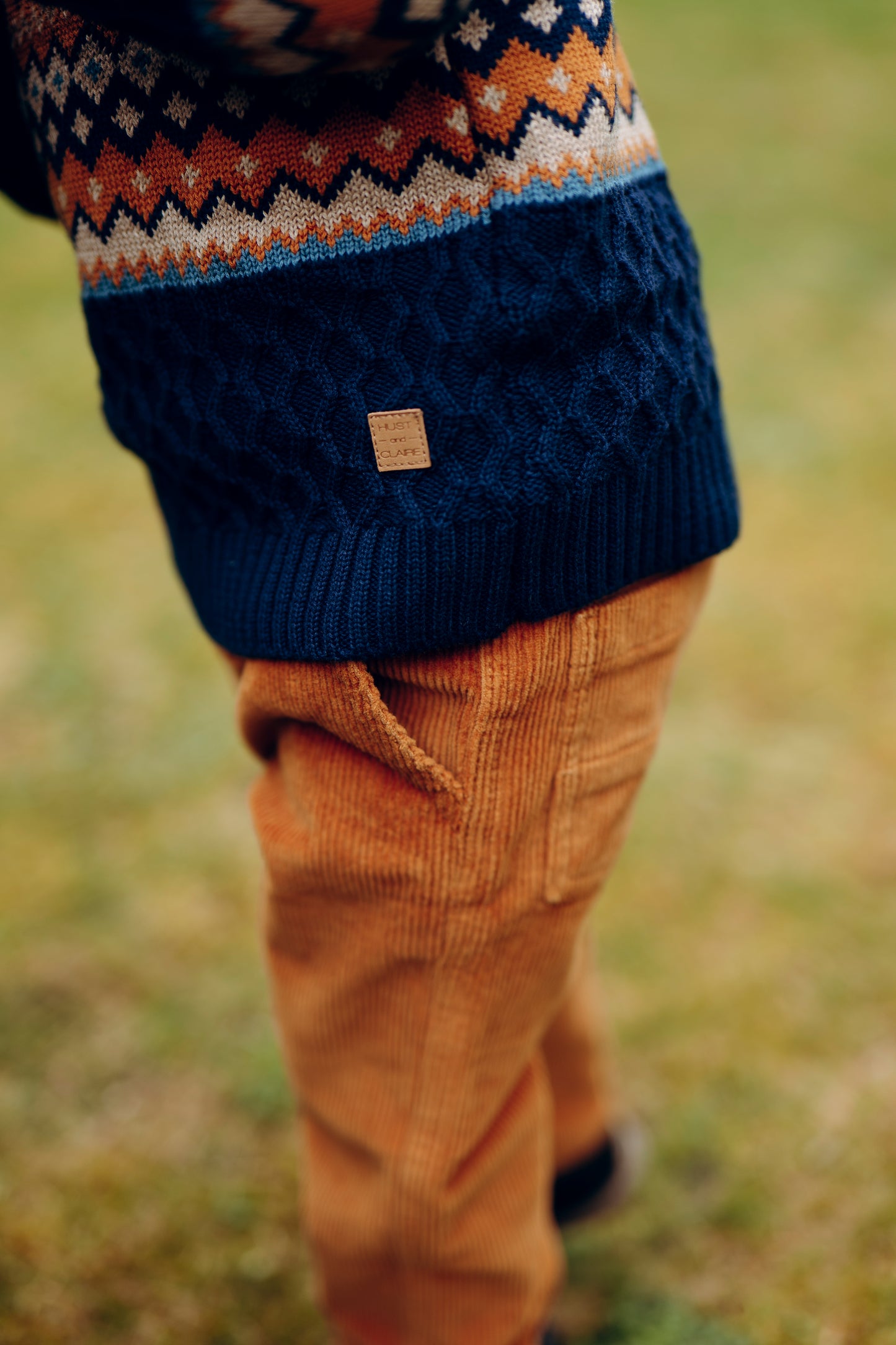 Hust and Claire Strickpullover Pelle