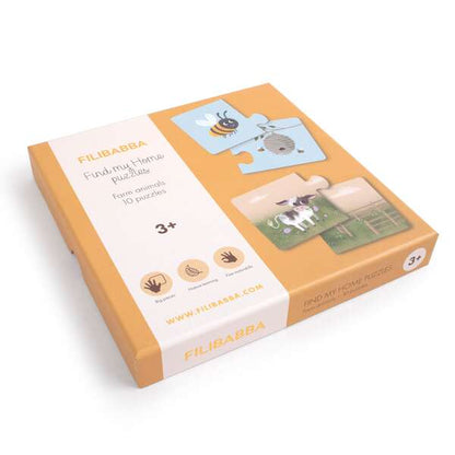 Filibabba Puzzle „Finde mein Zuhause“