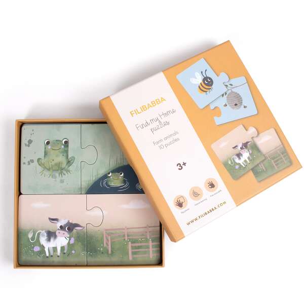Filibabba Puzzle „Finde mein Zuhause“