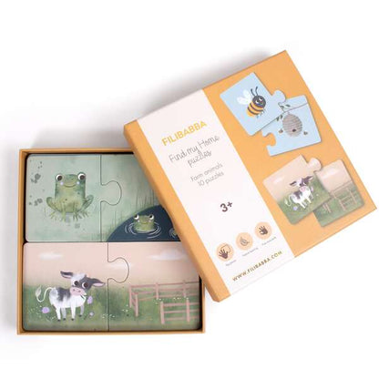 Filibabba Puzzle „Finde mein Zuhause“