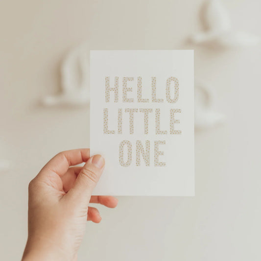 Hej Hanni Postkarte „Little one“