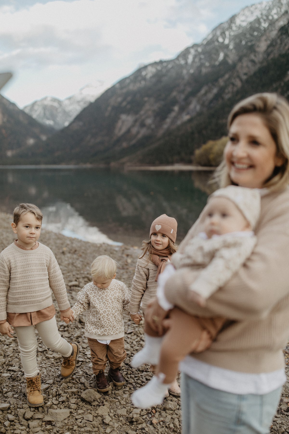 Leevje Strickpullover „Dusty Rose“
