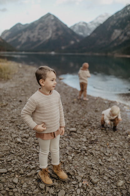 Leevje Strickpullover „Dusty Rose“