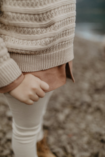 Leevje Strickpullover „Dusty Rose“