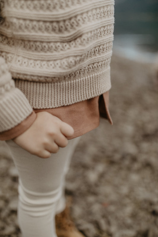 Leevje Strickpullover „Dusty Rose“