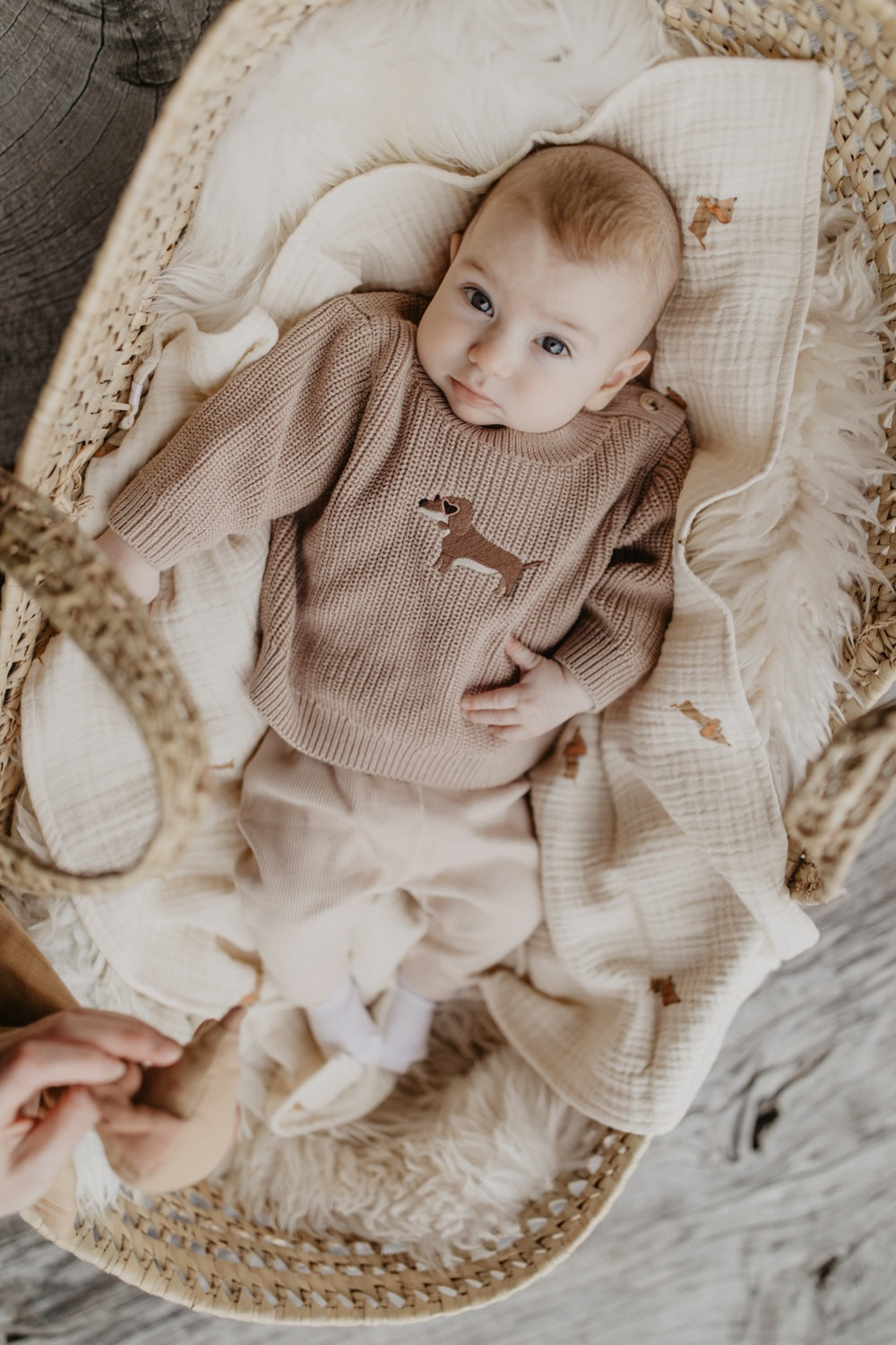 Leevje Baby Leggings „Light Beige“