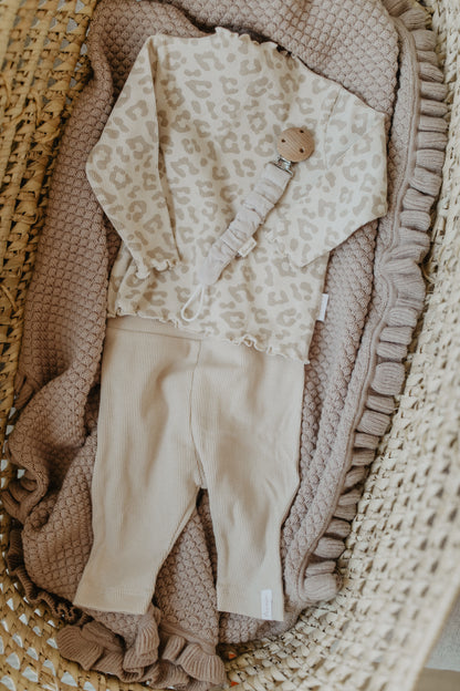 Leevje Baby Leggings „Light Beige“