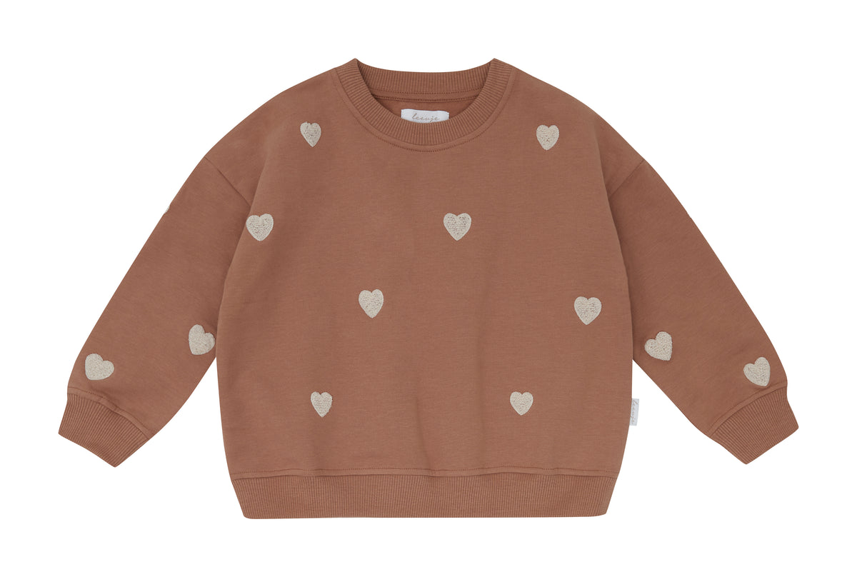 Leevje Sweatshirt "Hearts"