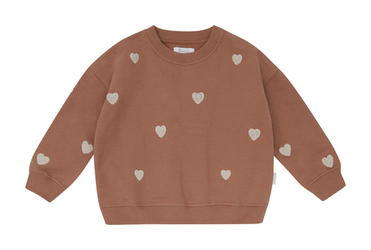 Leevje Sweatshirt "Hearts"