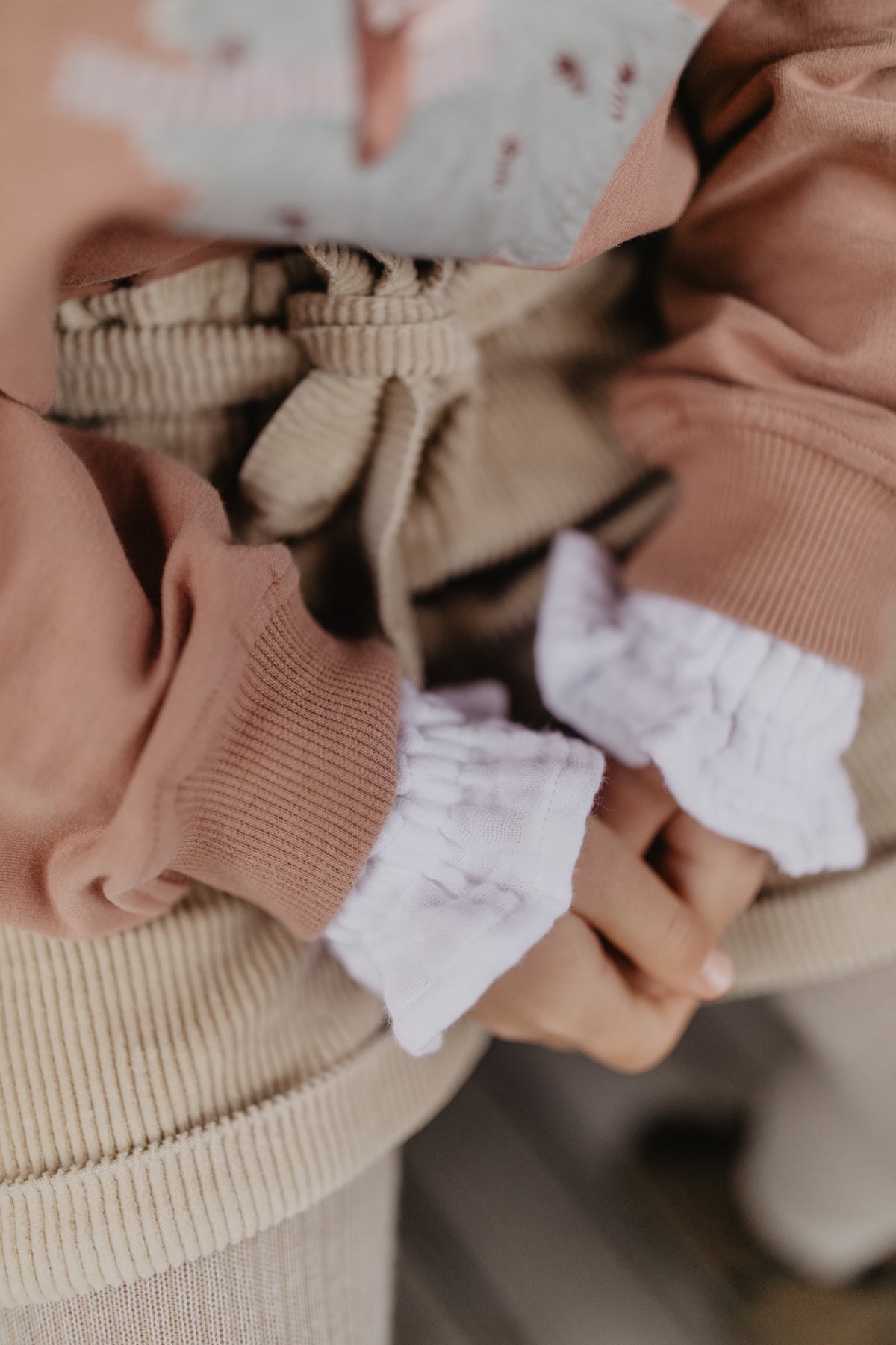Leevje Cordshorts „Dusty Rose“