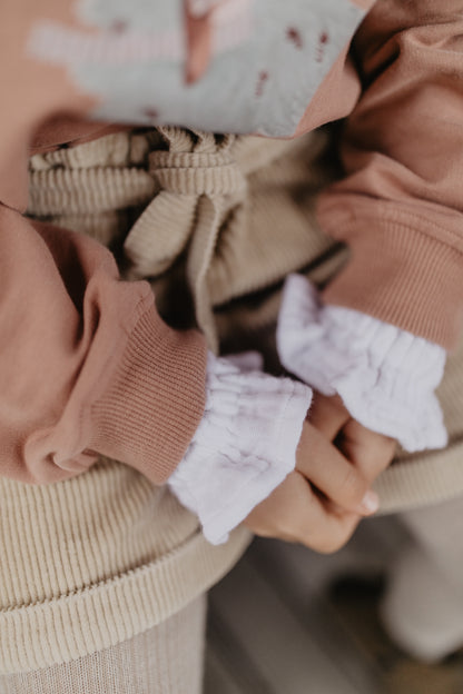 Leevje Cordshorts „Dusty Rose“