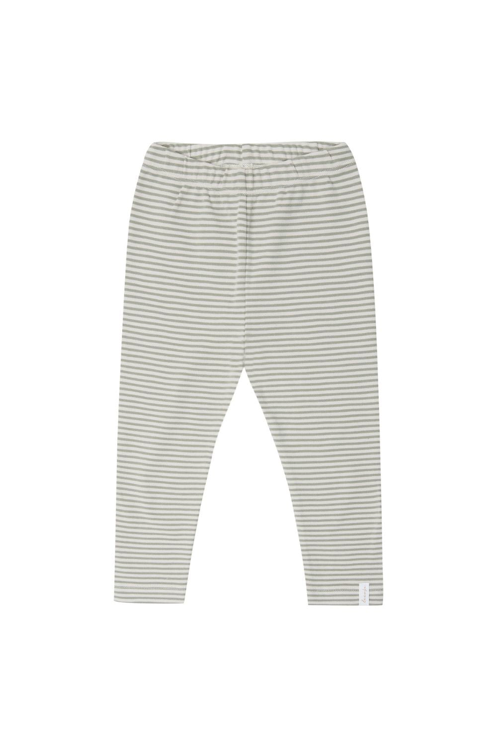 Leevje Leggings "Green Stripes"