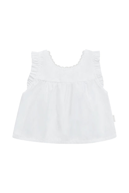 Leevje Top mit Spitze