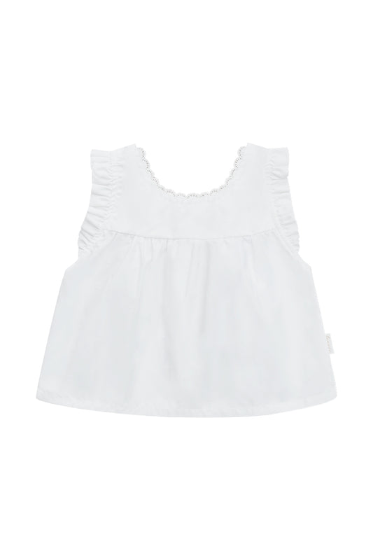 Leevje Top mit Spitze