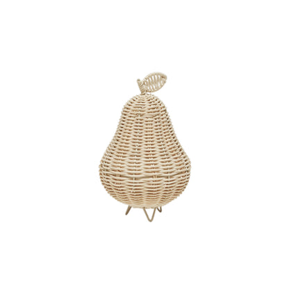 OYOY Mini Rattan Nachtlicht Birne