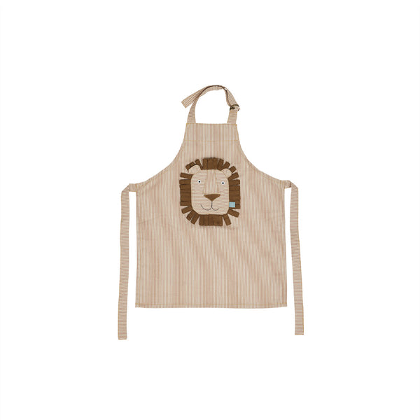 OYOY Mini Schürze "Löwe Striped Denim"