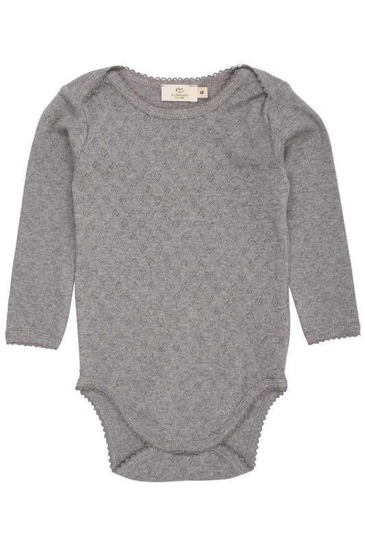 Copenhagen Colors Body mit Pointelle Herz Muster