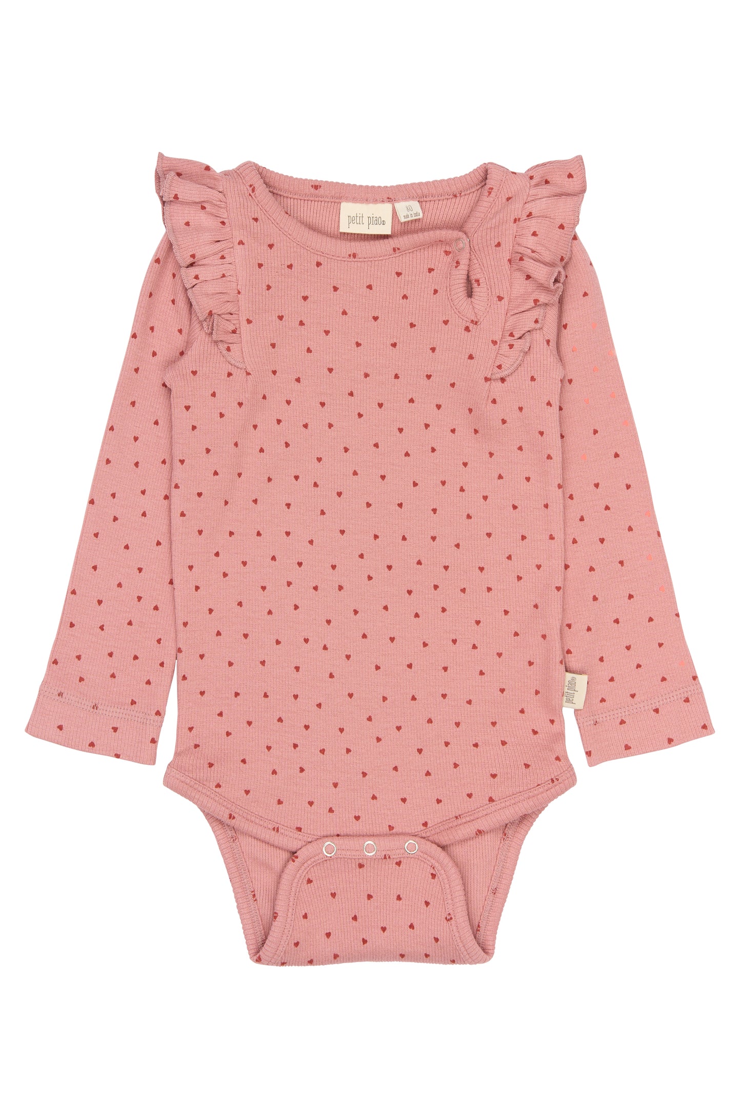 Petit Piao Body mit Herzmuster Sonja