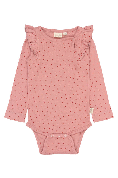 Petit Piao Body mit Herzmuster Sonja