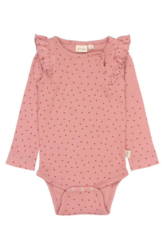 Petit Piao Body mit Herzmuster Sonja