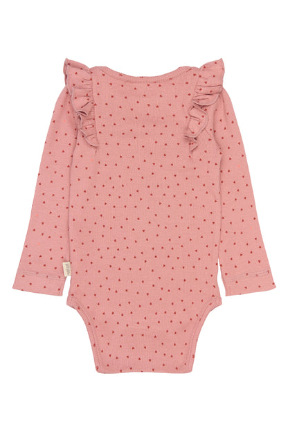 Petit Piao Body mit Herzmuster Sonja