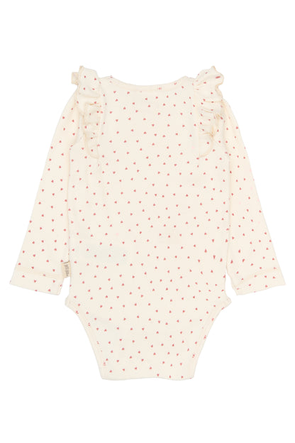Petit Piao Body mit Herzmuster Sonja