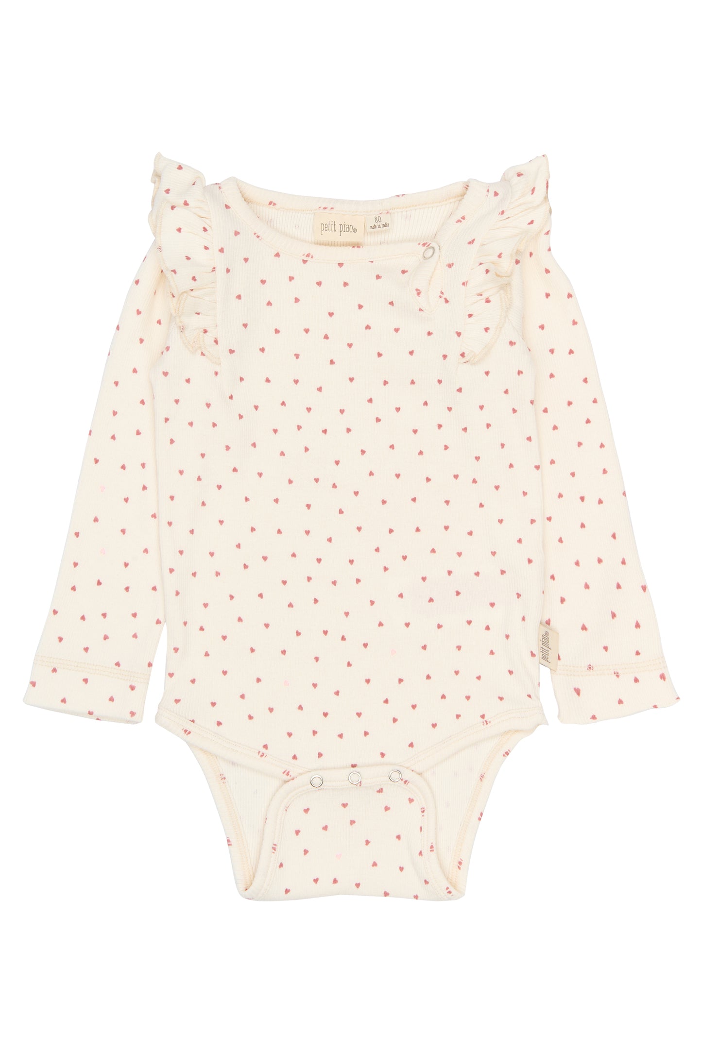 Petit Piao Body mit Herzmuster Sonja