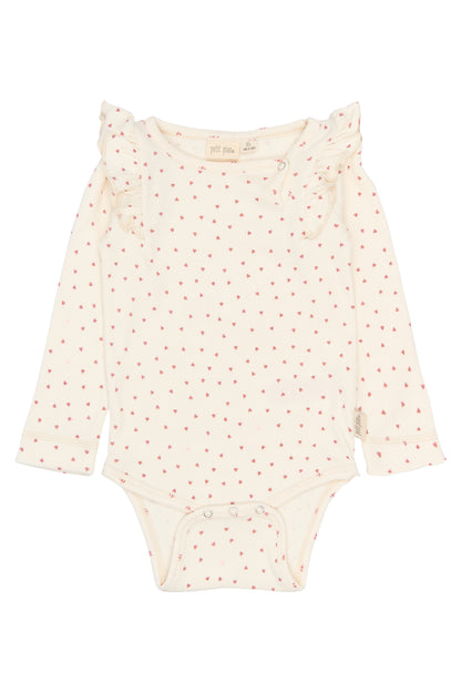 Petit Piao Body mit Herzmuster Sonja