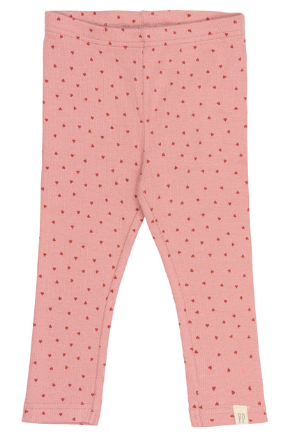 Petit Piao Leggings mit Herzmuster Sonja