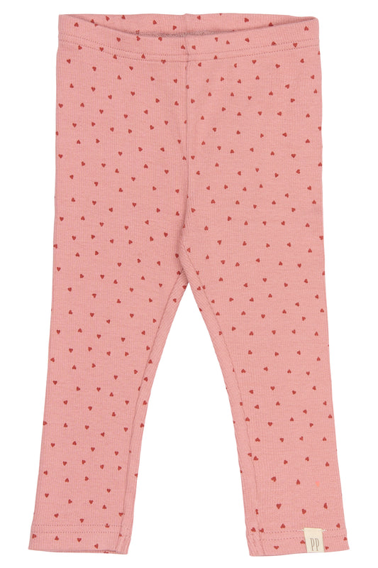 Petit Piao Leggings mit Herzmuster Sonja