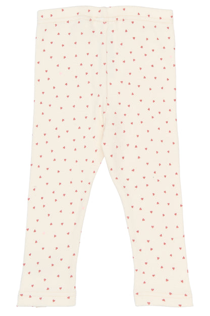 Petit Piao Leggings mit Herzmuster Sonja