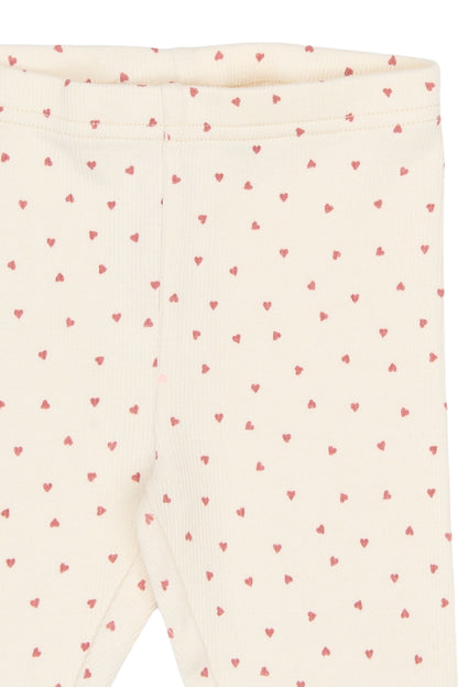 Petit Piao Leggings mit Herzmuster Sonja