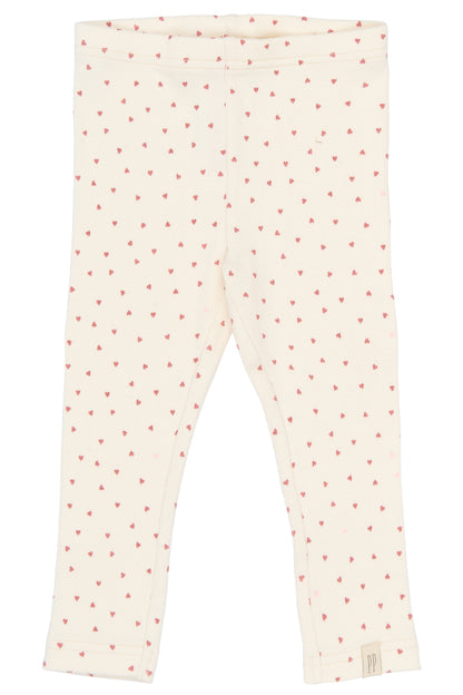 Petit Piao Leggings mit Herzmuster Sonja