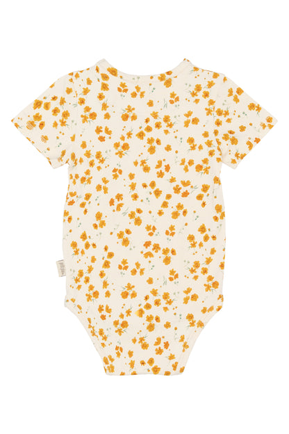 Petit Piao bedruckter Kurzarm Body Sun