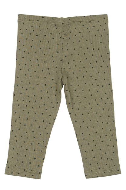 Petit Piao Leggings mit Herzmuster