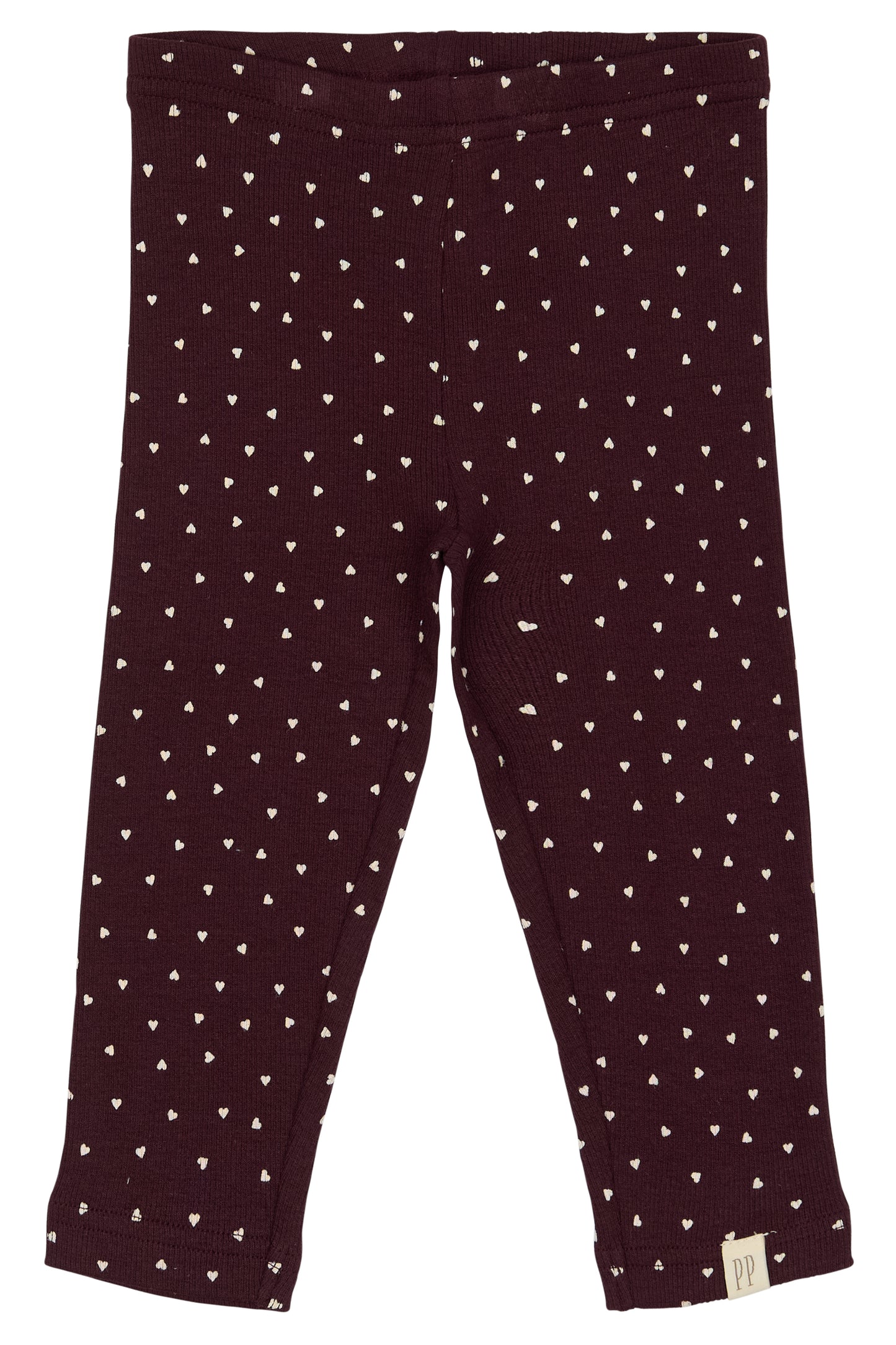 Petit Piao Leggings mit Herzmuster