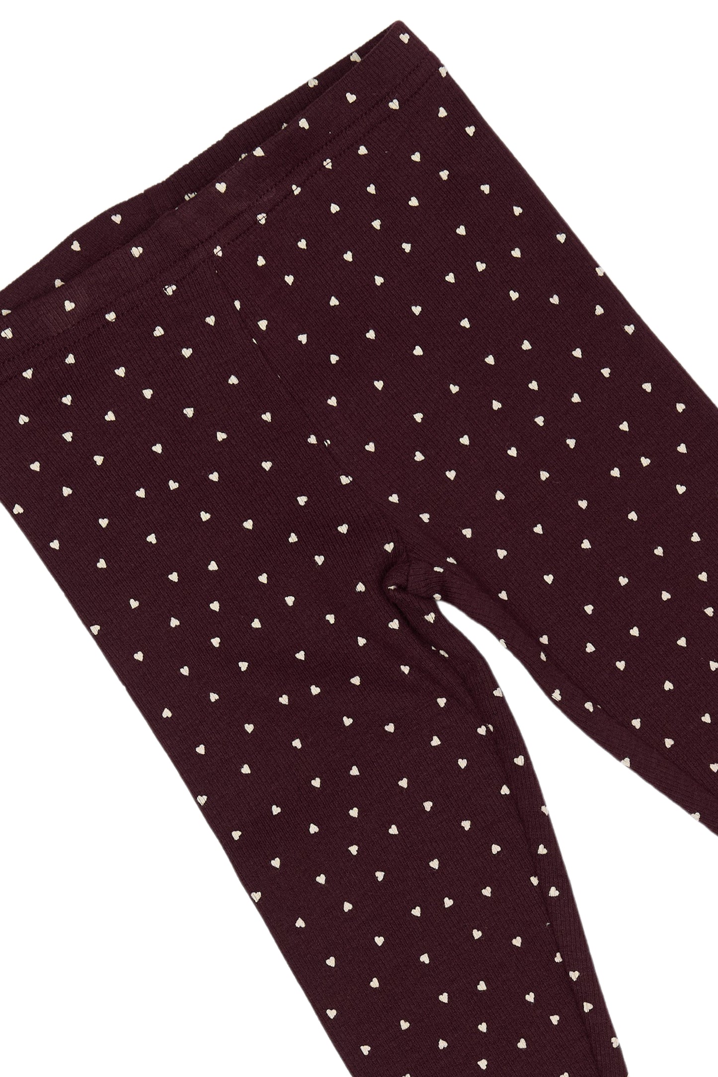 Petit Piao Leggings mit Herzmuster